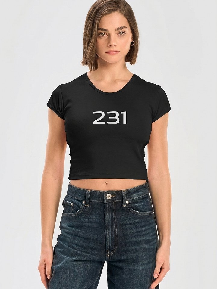 231 Ribbed Baby Tee Crop Top product image (2)