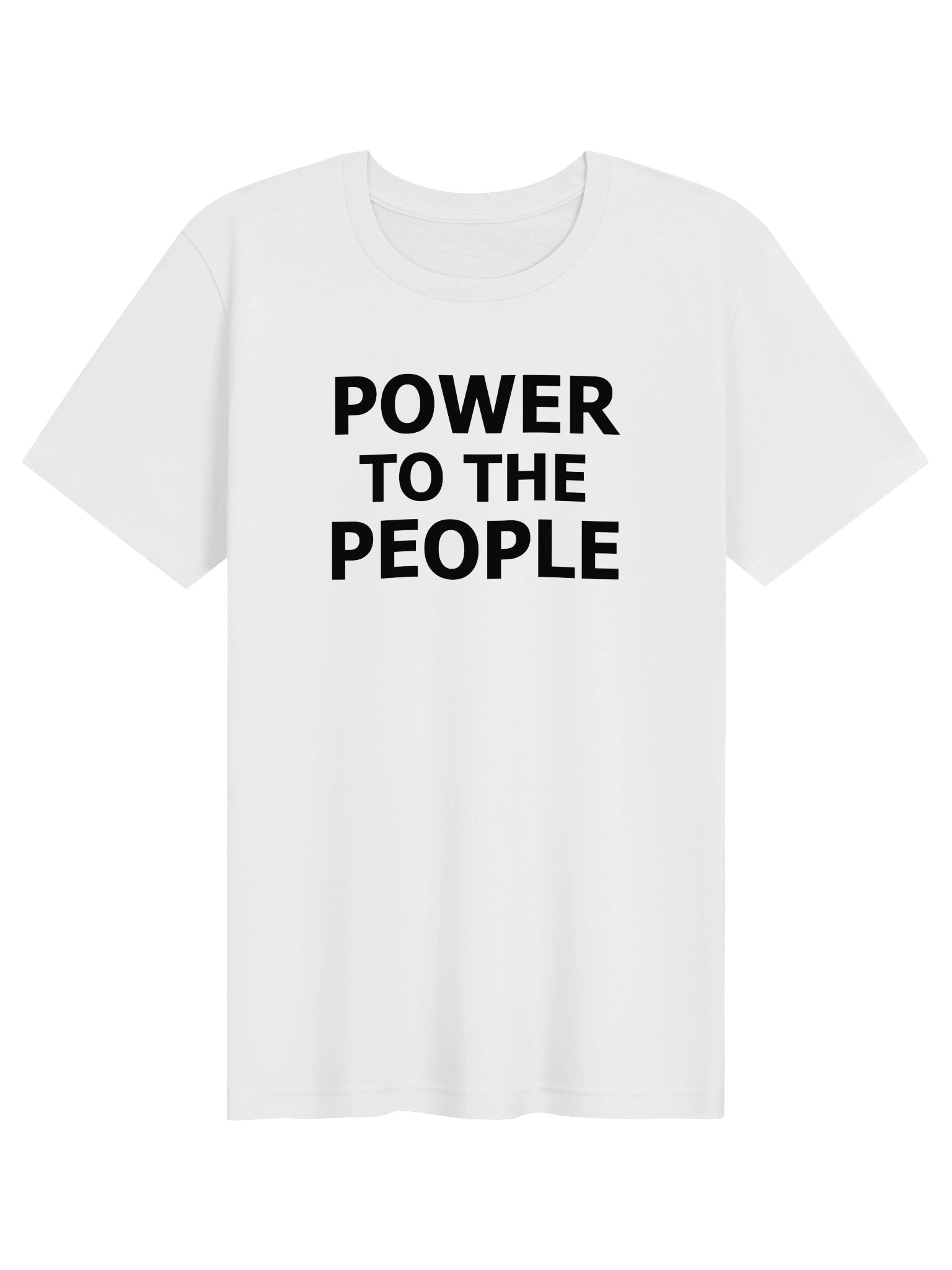Power People White T-Shirt product image (1)