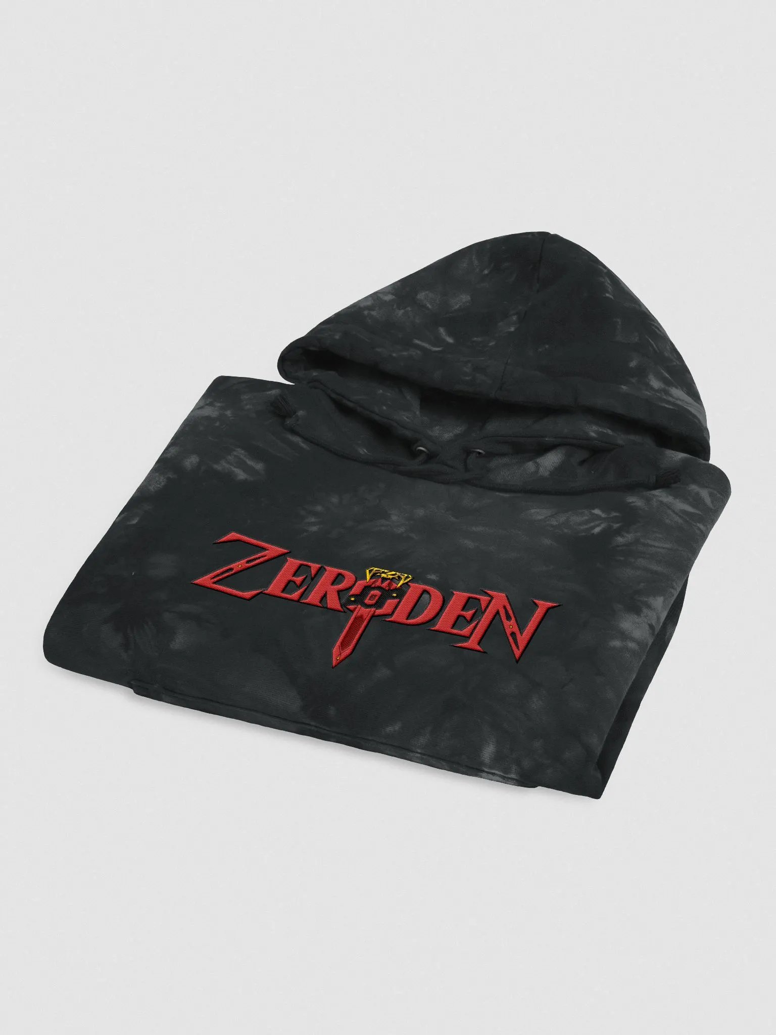 Premium Embroidered Zeroden Tie-Dyed Hoodie product image (12)