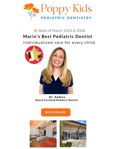Thank you, Marin!! 🌟 We are so honored to win Best Pediatric Dentist for the second year in a row! Everyday we are so lucky 🍀...