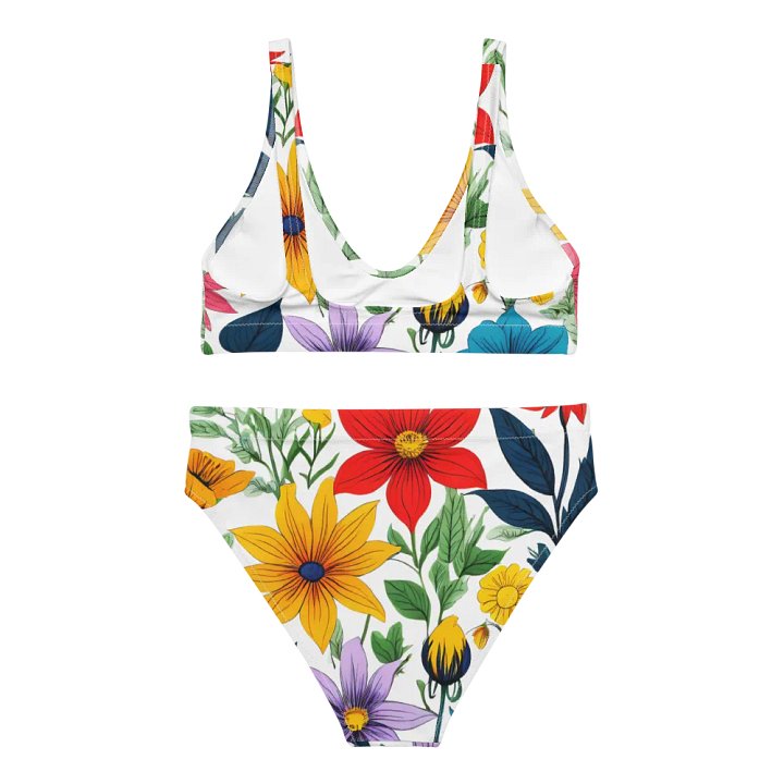 Blooming Paradise High Waisted Bikini Set product image (2)