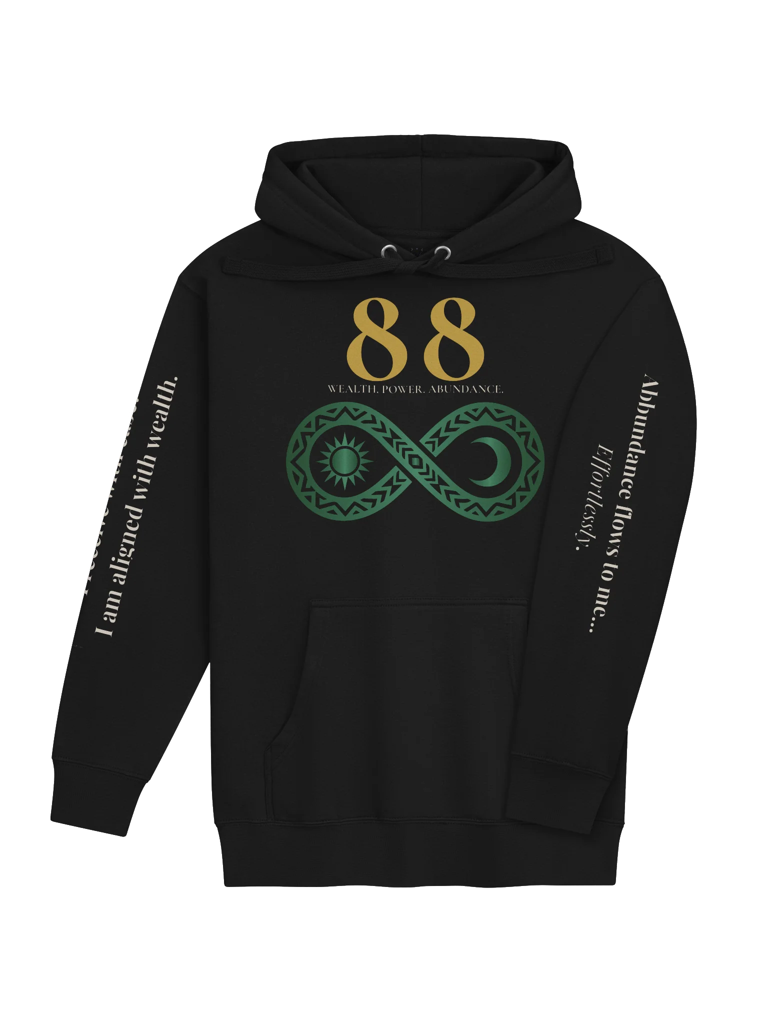 88 — Wealth • Power • Abundance Hoodie product image (4)