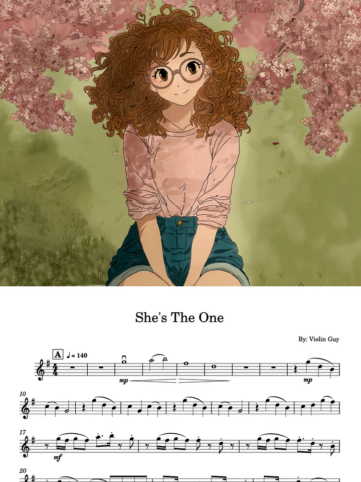 She's the One - Sheet Music product image (1)