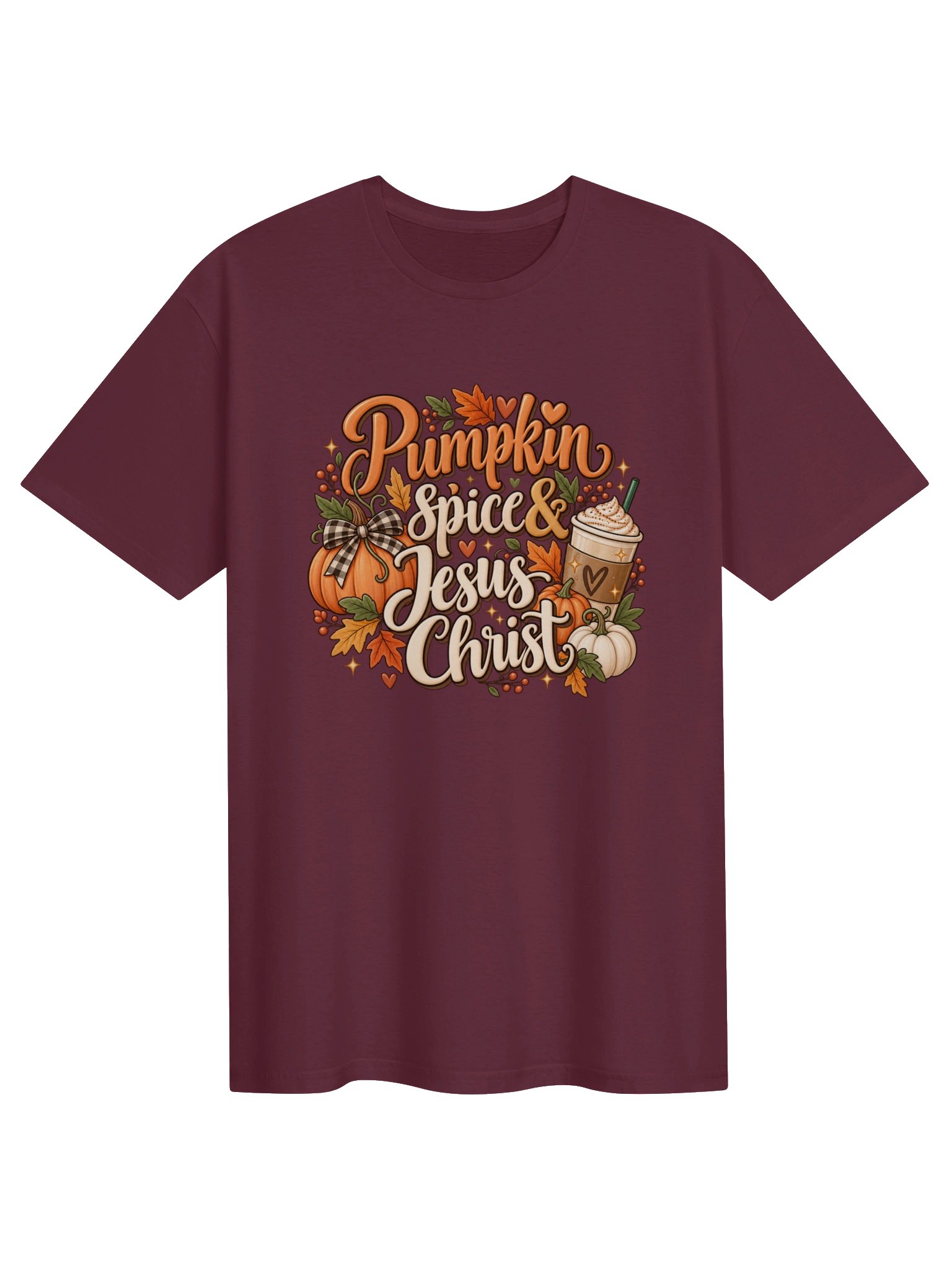 Pumpkin Spice & Jesus Christ Tee | Psalm 34:8 product image (31)