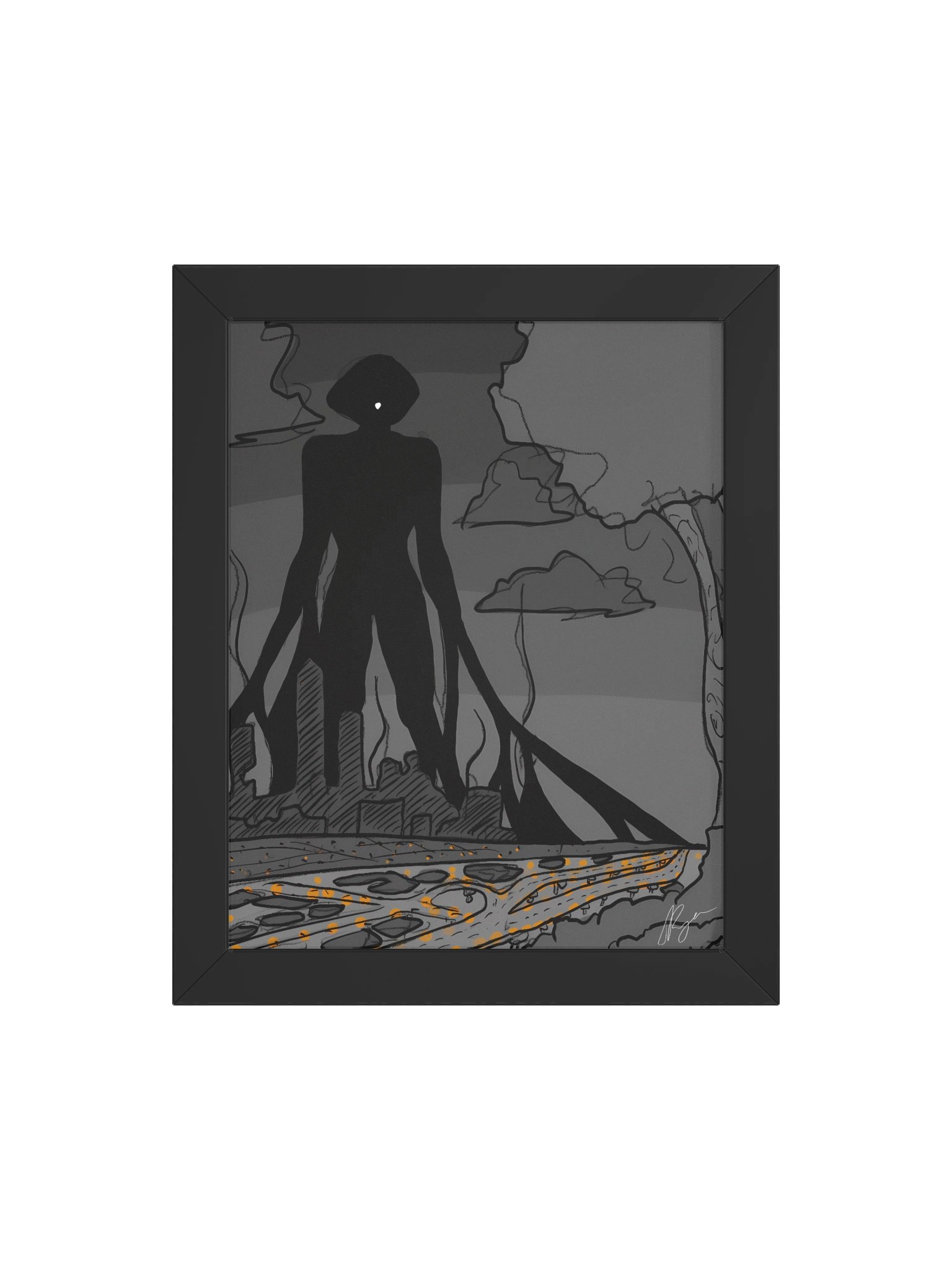 It Stared — Framed Print product image (28)