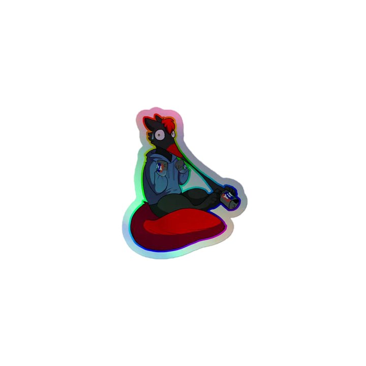 Peanut Butter Stretch Holographic Sticker product image (1)