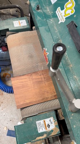 Getting some machiche sides thinned down to size for bending. Wood is from @hibdonhardwood 

#guitar #lookgoodsoundgood #luthier
