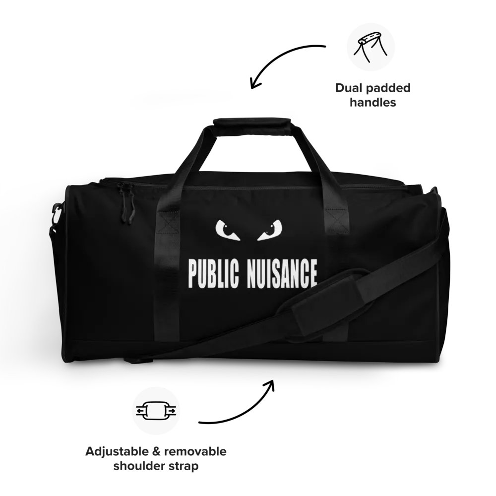 Public Nuisance: Black Block Duffle Bag product image (9)