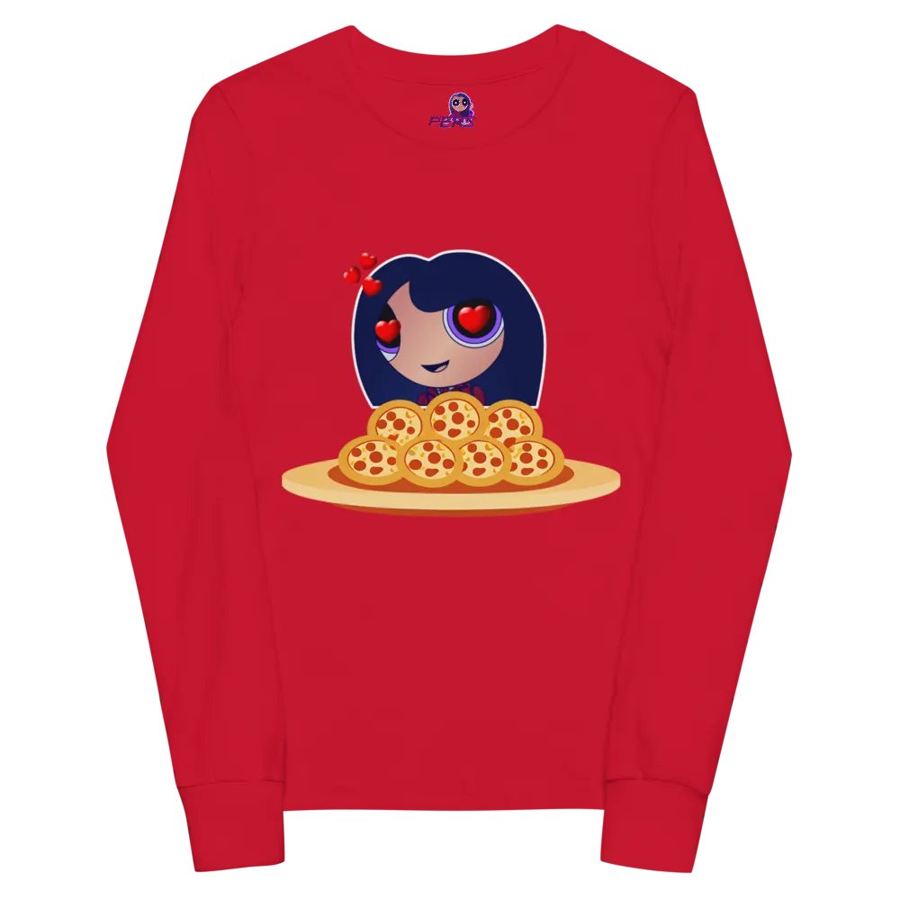 Youth Pizza Love Long Sleeve Top product image (9)