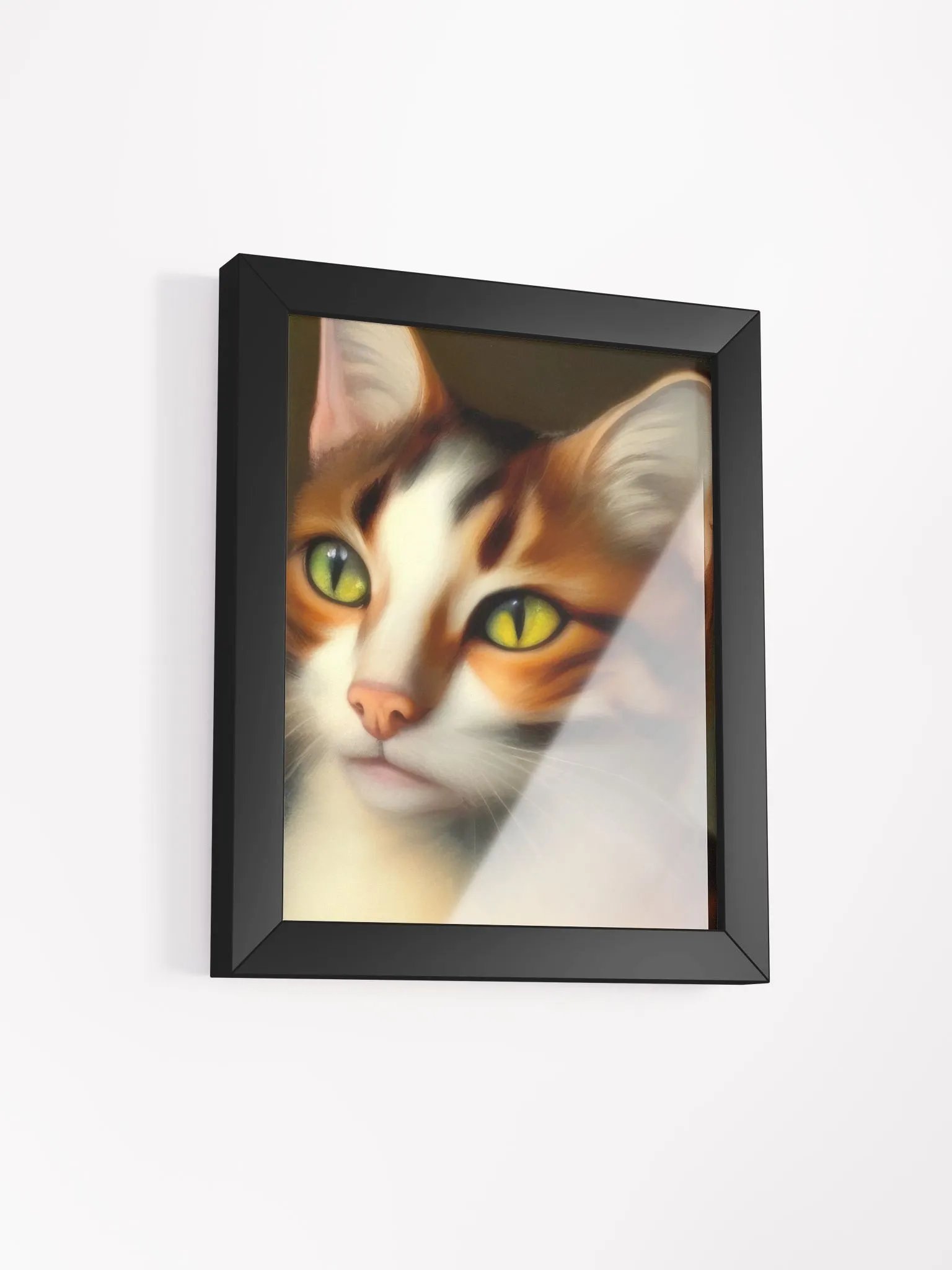 Cat Portrait - Framed Matte Cat Poster product image (16)
