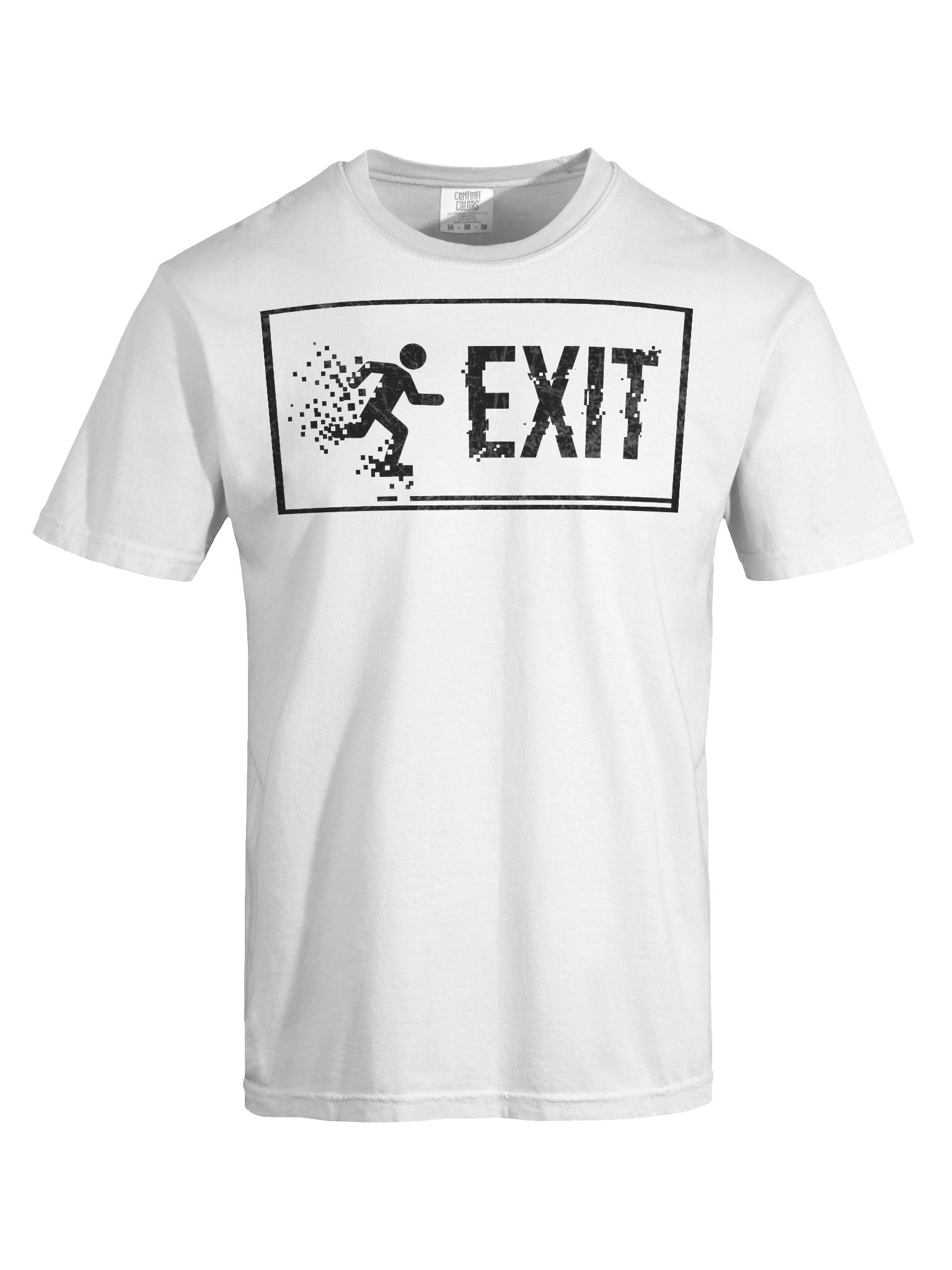 OBJECT 010: NO_EXIT // CLINICAL_WHITE - Backrooms Liminal Space Tee product image (8)