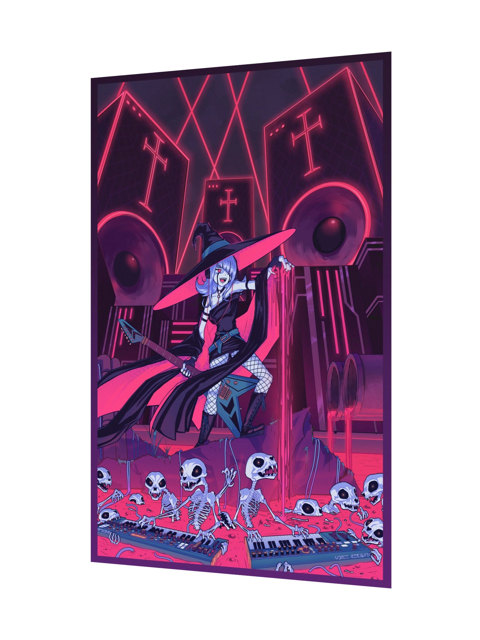 DarkSynth Witch Print product image (3)