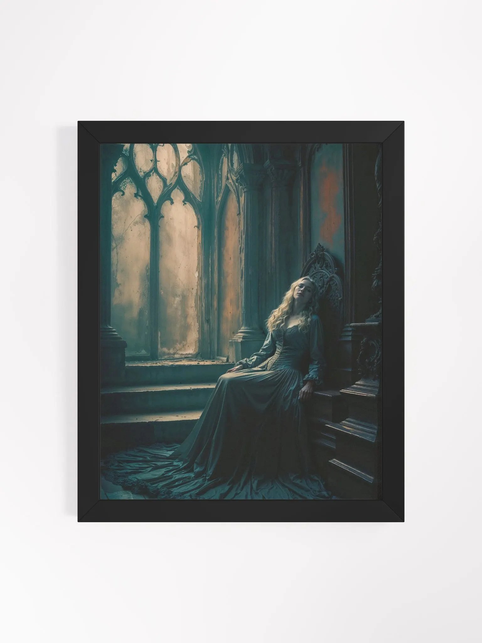 Faded Gothic Elegance Framed Print product image (3)