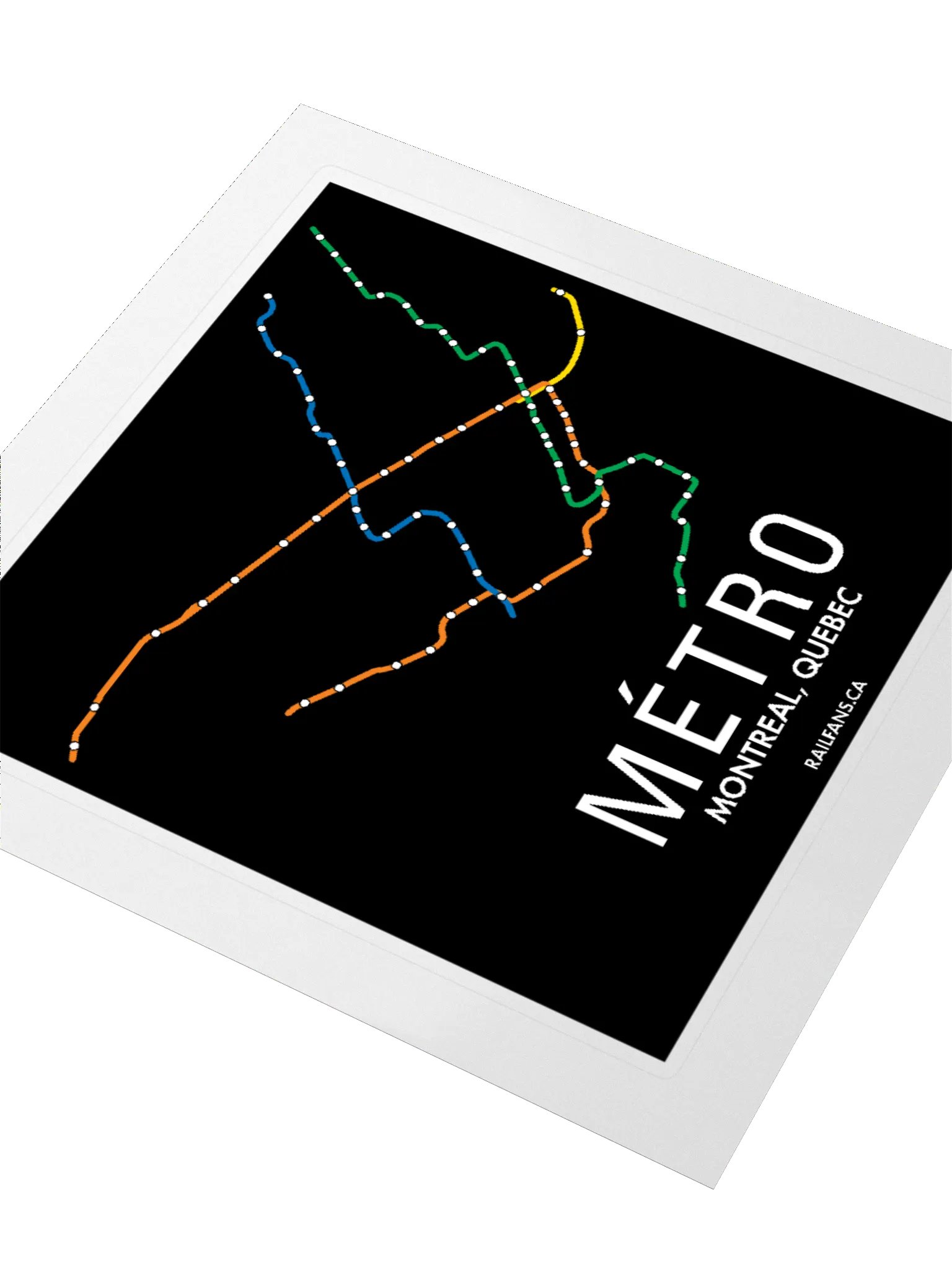 The Rail Fans Canada Transit Sticker - Metro product image (7)