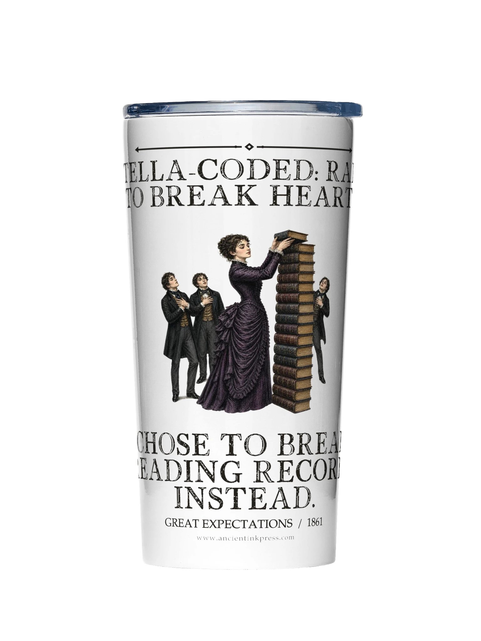 Estella Coded Raised Break Hearts Chose Break -- Great Expectations 20oz Tumbler product image (1)