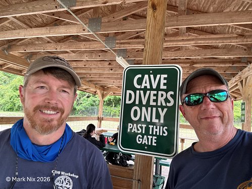 Mark and Andrew hitting Florida cave country this week.