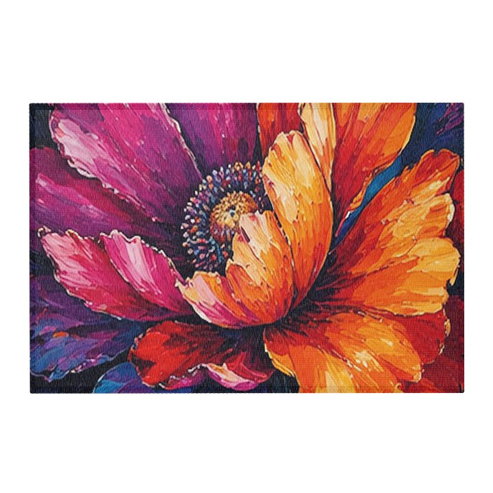 Poppin' Poppies Chenille Rugs product image (2)