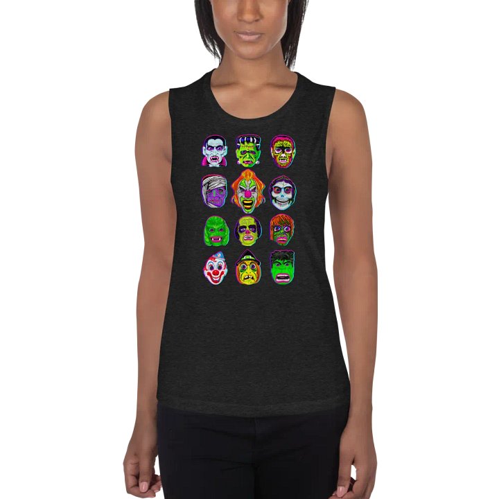 Horror Icons Women's Active Tank Top product image (2)