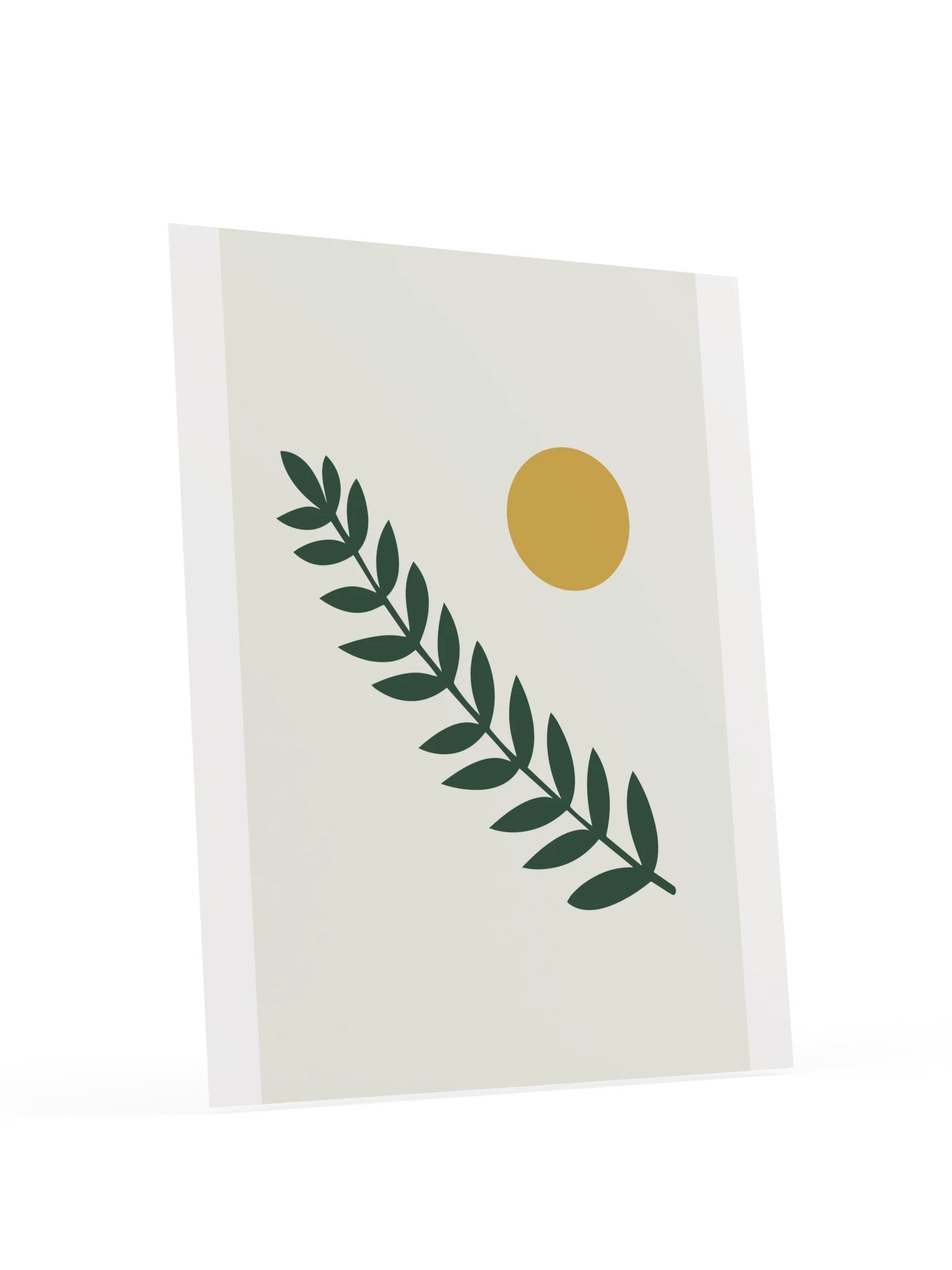 Forest Green Branch Print | Botanical Bathroom Wall Art product image (6)