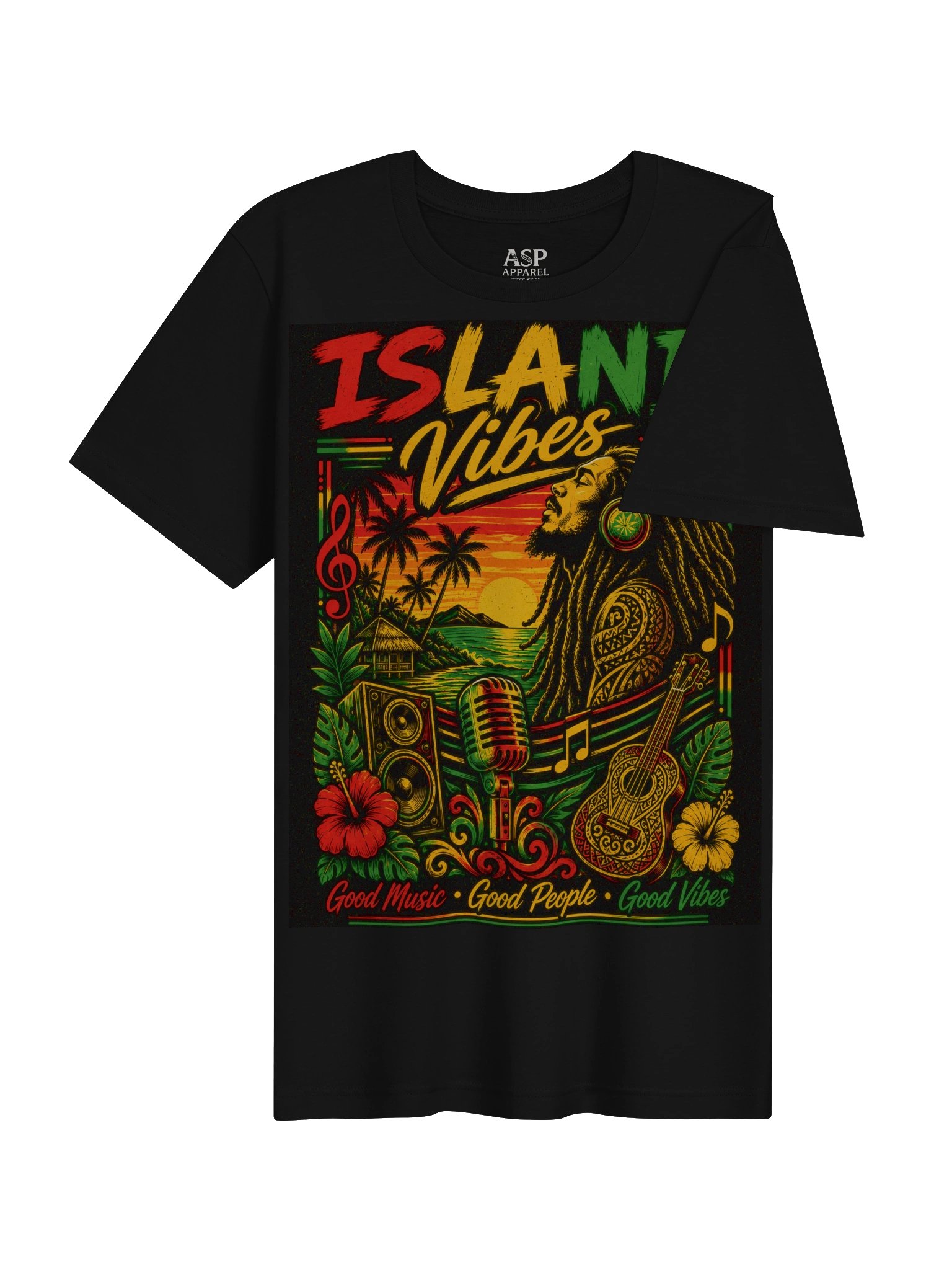 Island Vibes – Good Music, Good People, Good Vibes Tee product image (4)