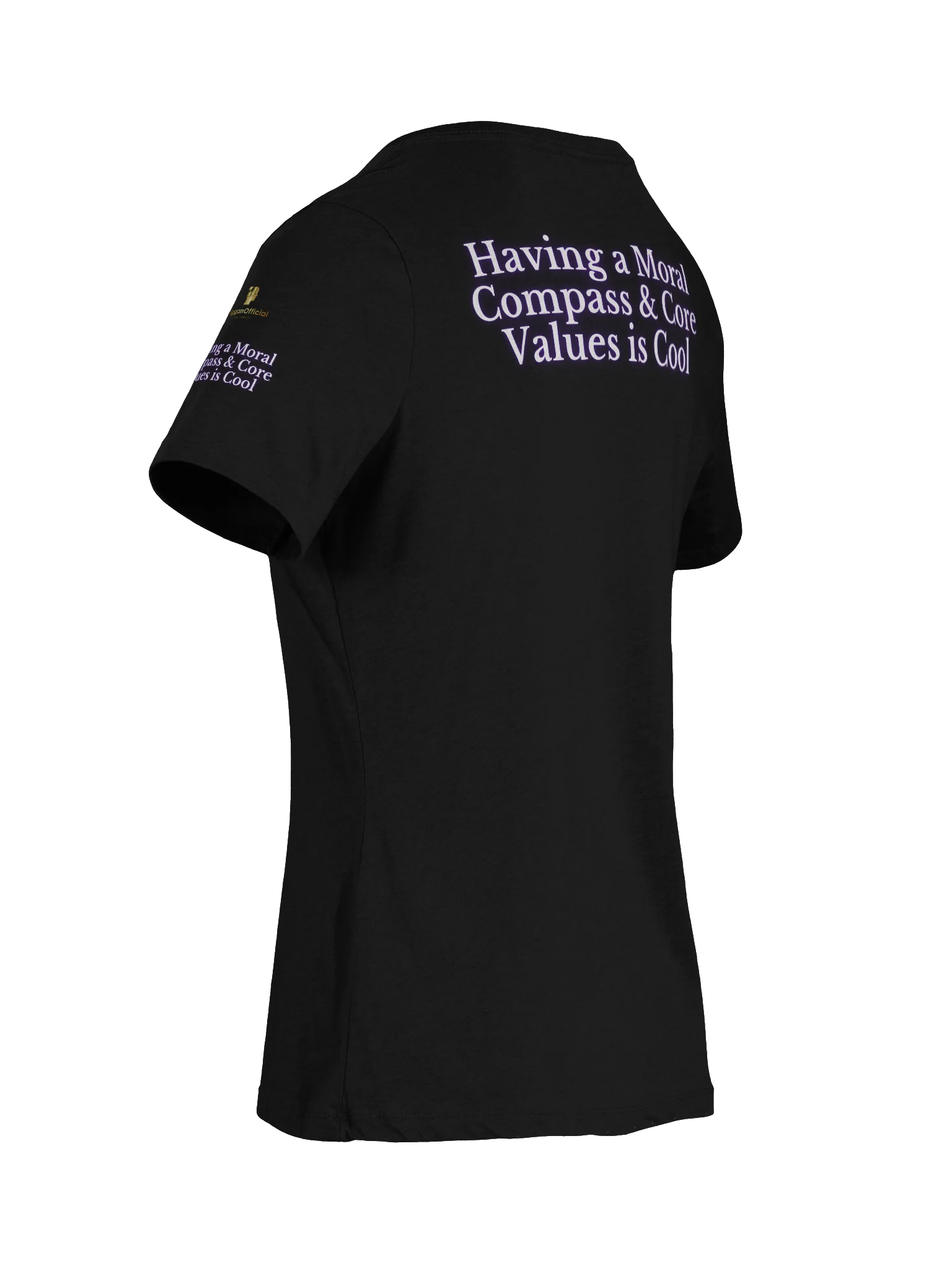 WigganOfficial “Having a Moral Compass & Core Values Is Cool” Women's Relaxed V-Neck T-Shirt product image (9)