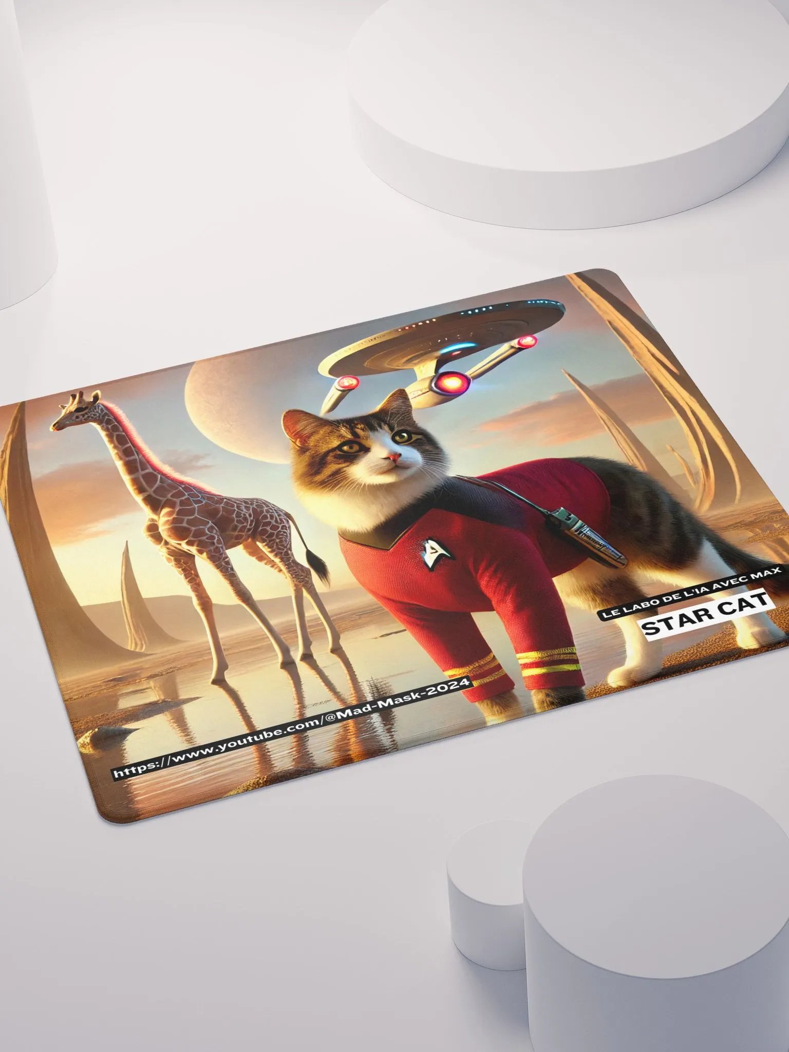 Mouse Pad Gaming Star Cat product image (4)