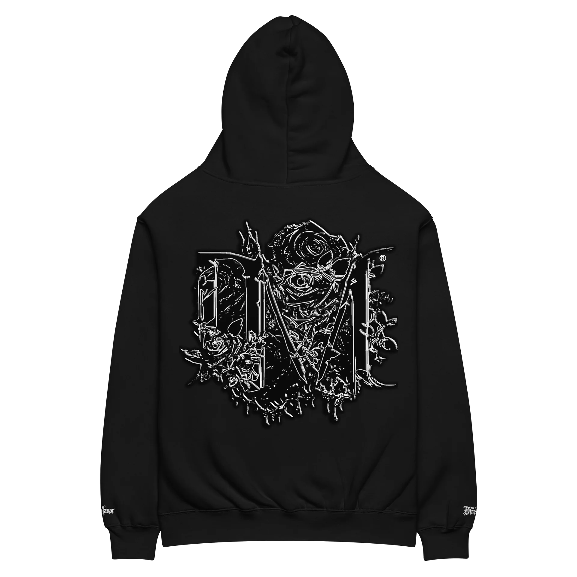 THE DIRE MANOR® — ASHEN RELIC EMBROIDERED HOODIE product image (6)