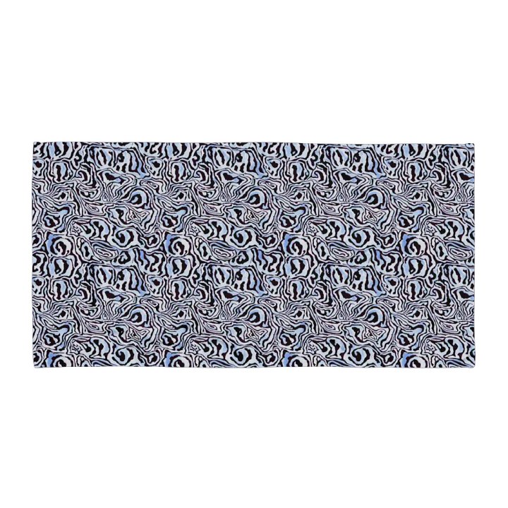 Blue Black Snake Pattern Towel product image (1)