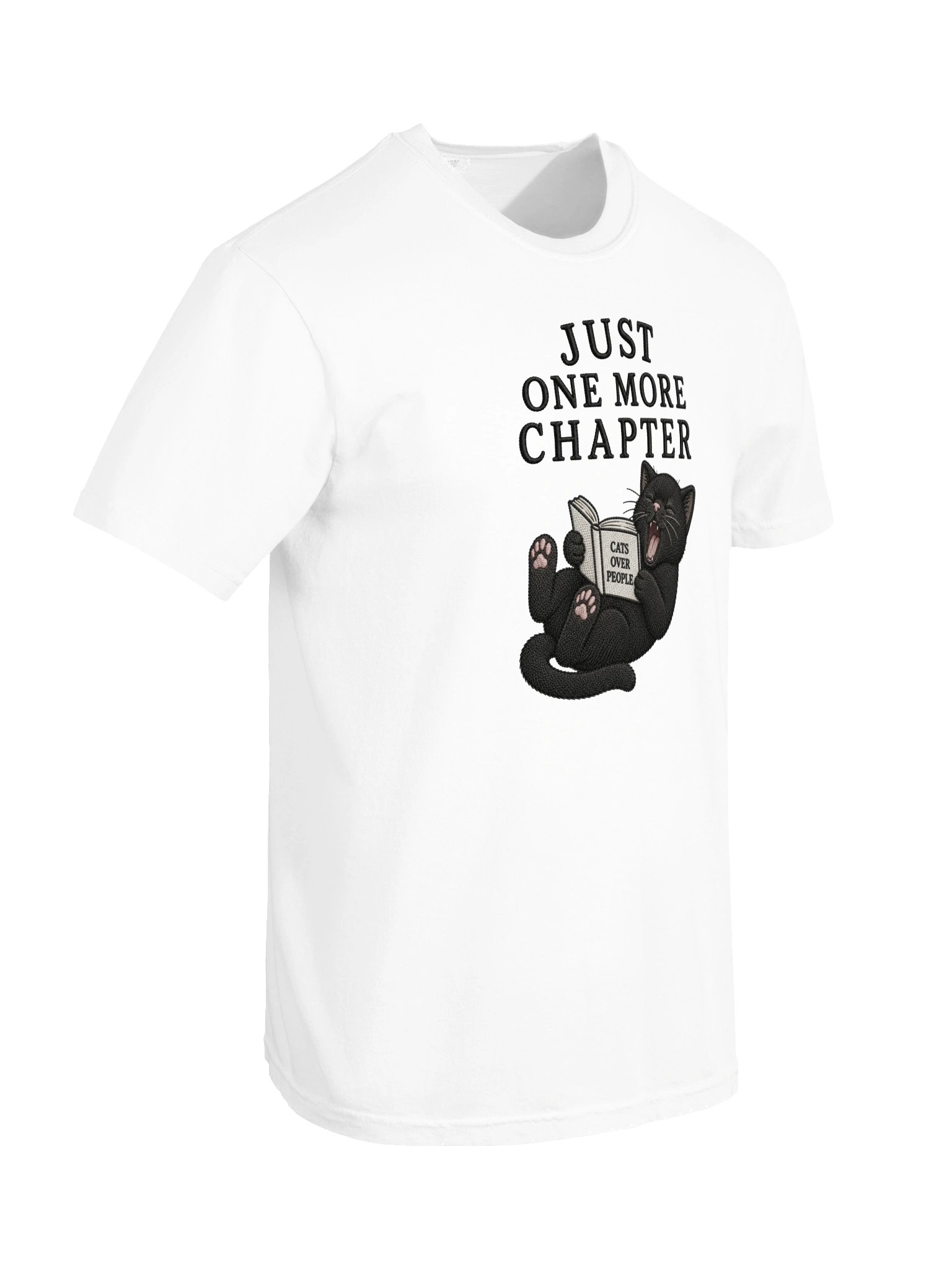 Just One More Chapter Cat Book Lover Comfort Colors Tee product image (6)