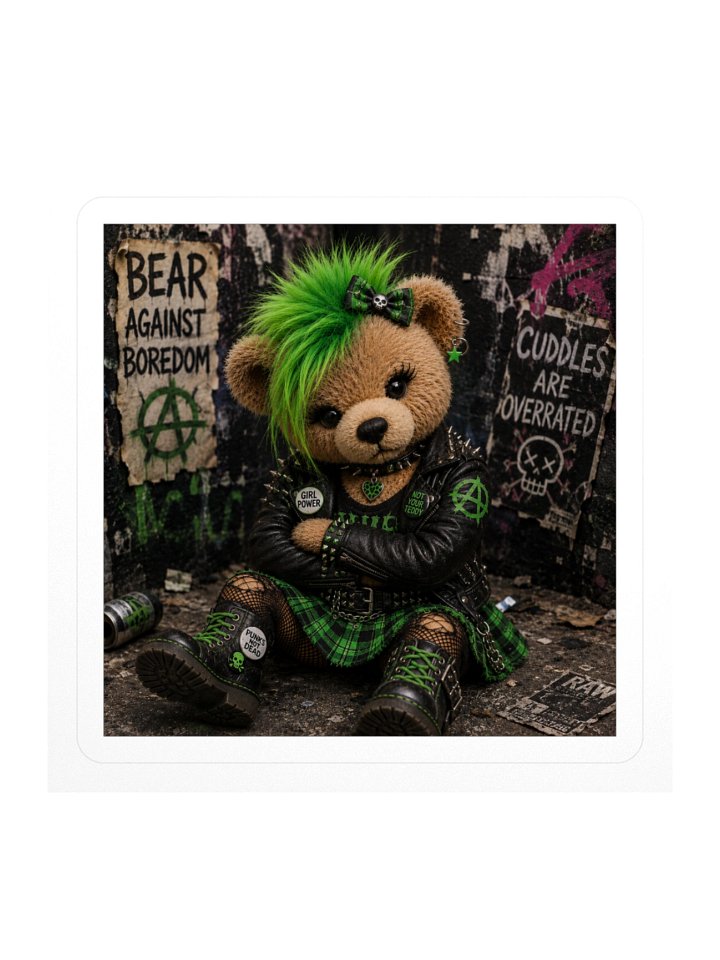 Punkie Bear Sticker product image (1)