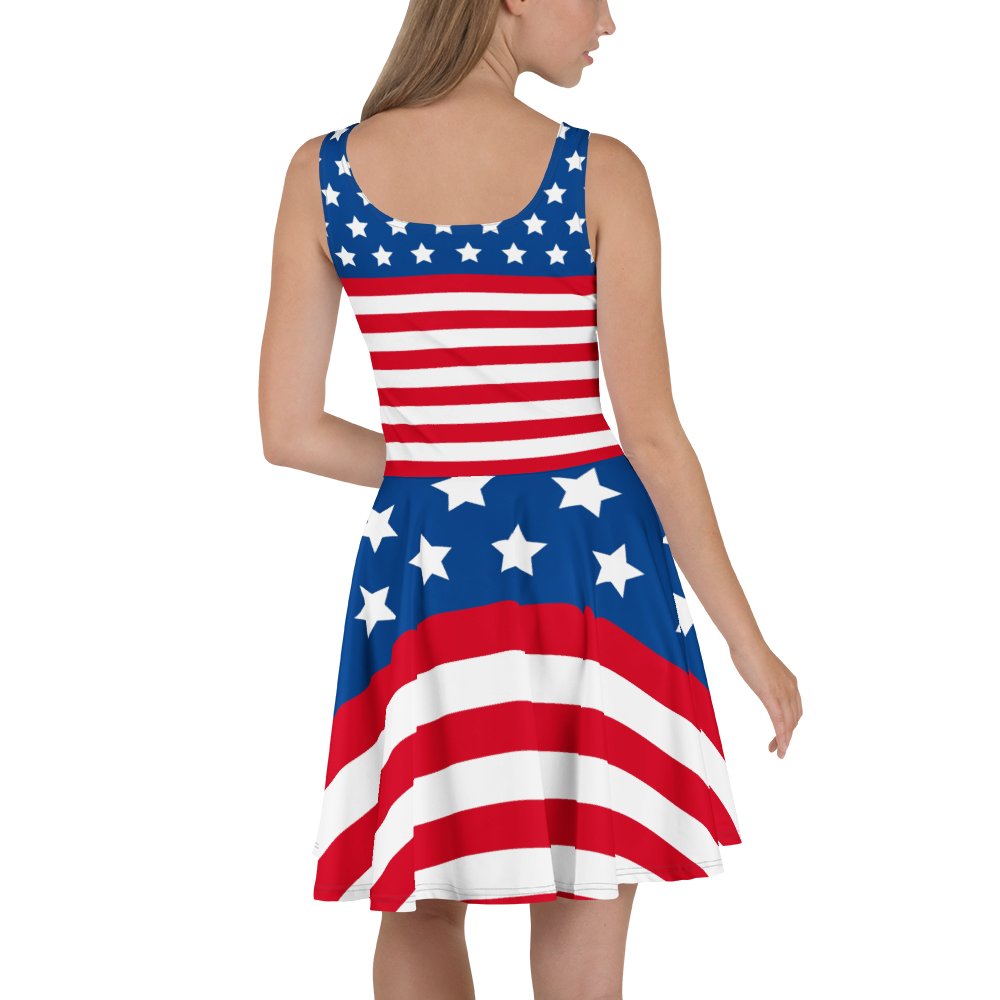 Stars & Stripes All-Over Skater Dress product image (4)