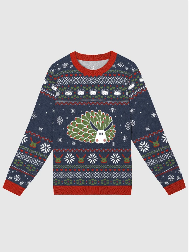 Ugly Slugmas Knitted Sweater - Blue product image (1)