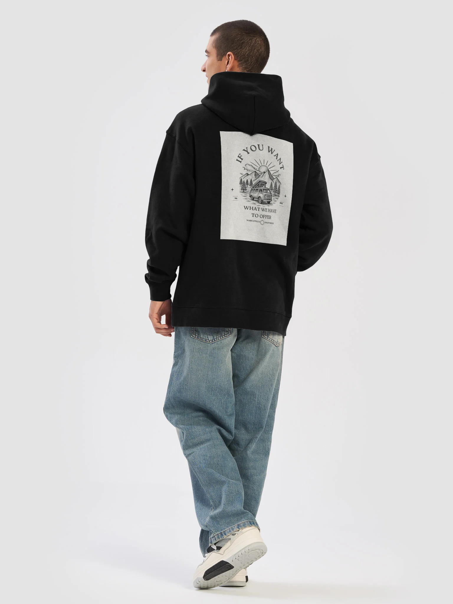 Narcotics Anonymous Mountain Van Hoodie product image (2)