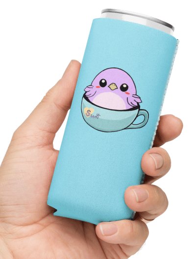 Swit Finch Logo | Coozie Can Cooler (Slim) product image (1)