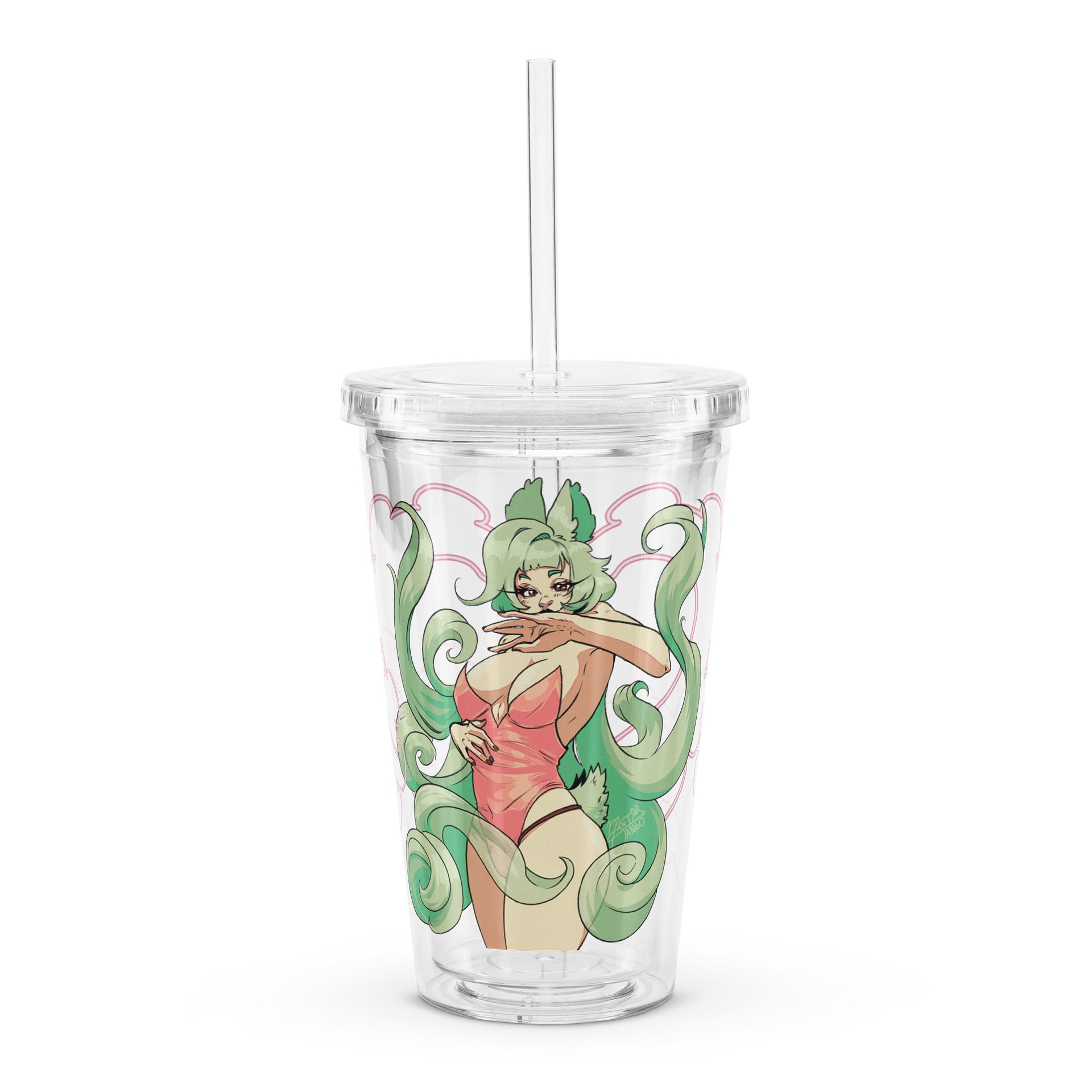Cthulu Mint Clear Sippy Cup product image (1)