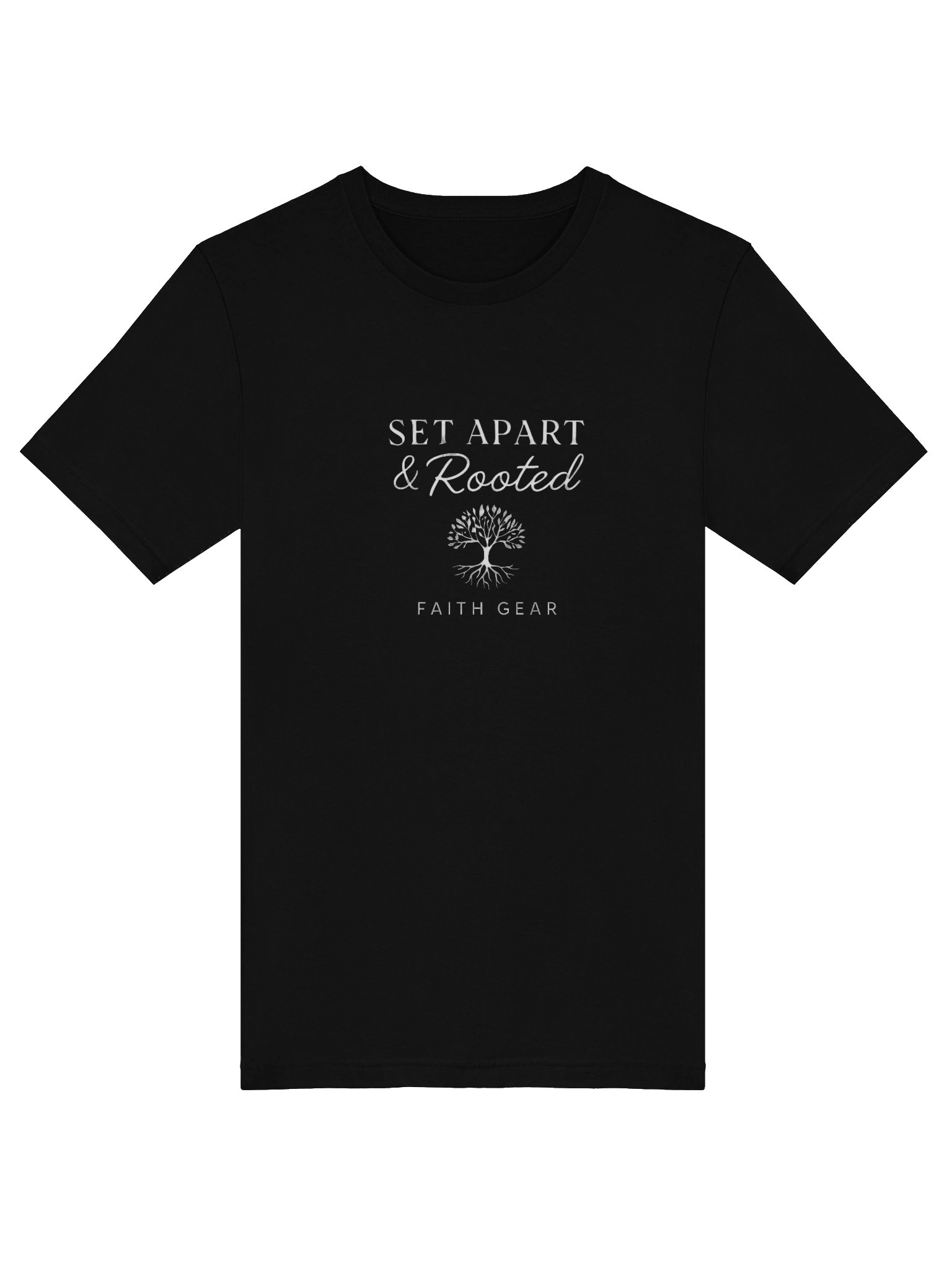 Set Apart & Rooted Branded Tee (Dark Colors) Tree Logo product image (13)
