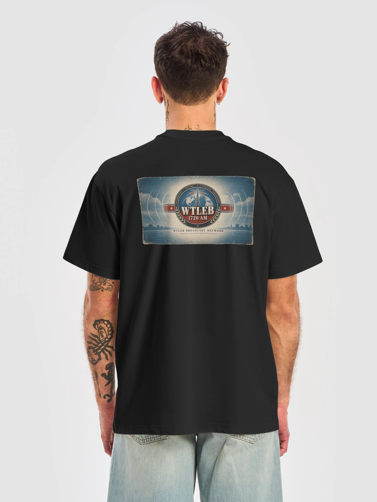 WTLEB 1720 AM Men's Broadcast Identification T-Shirt product image (29)