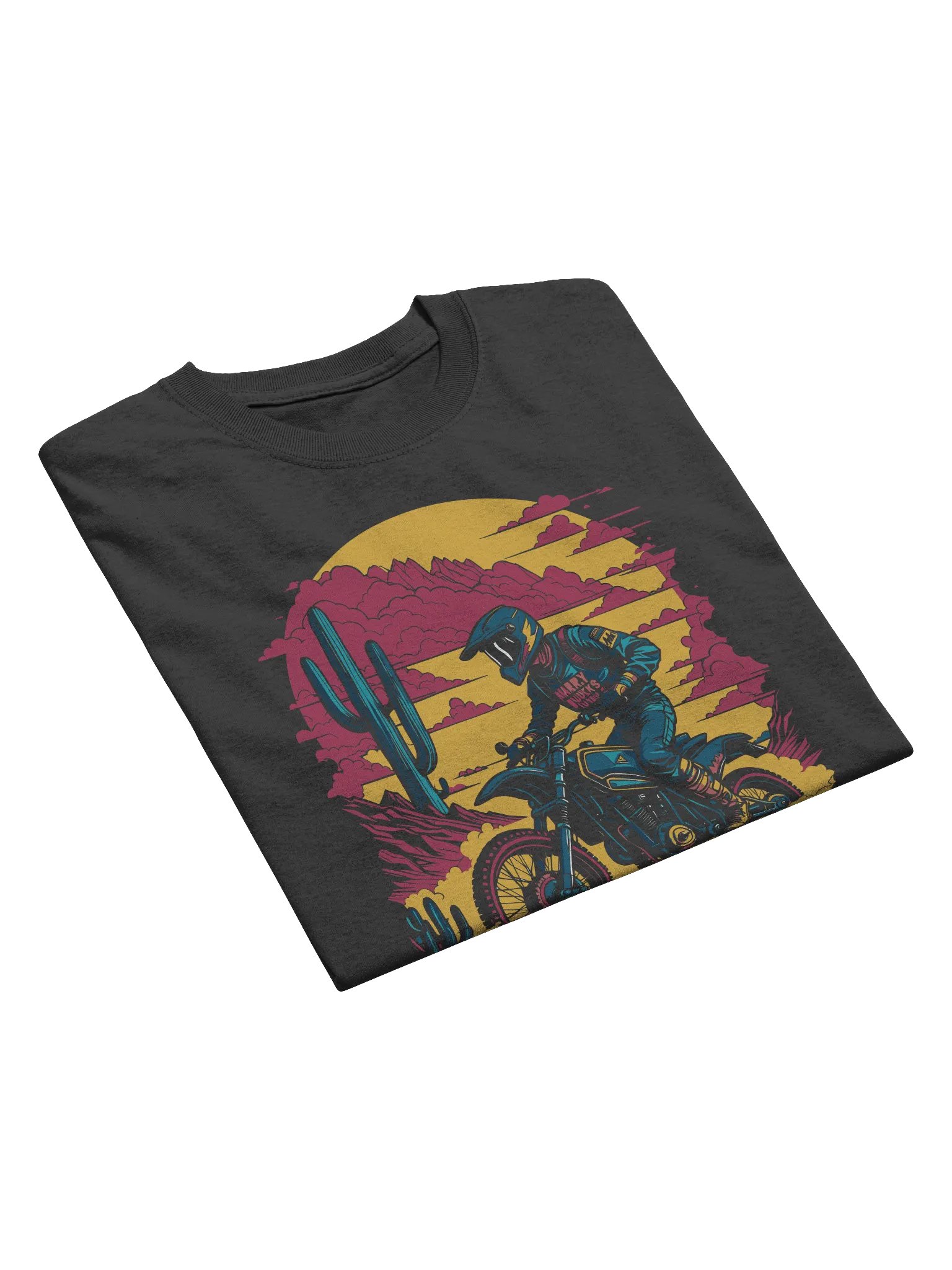 Dirt Bike Daydreams T-Shirt | Retro Motocross Off-Road Rider Tee product image (3)
