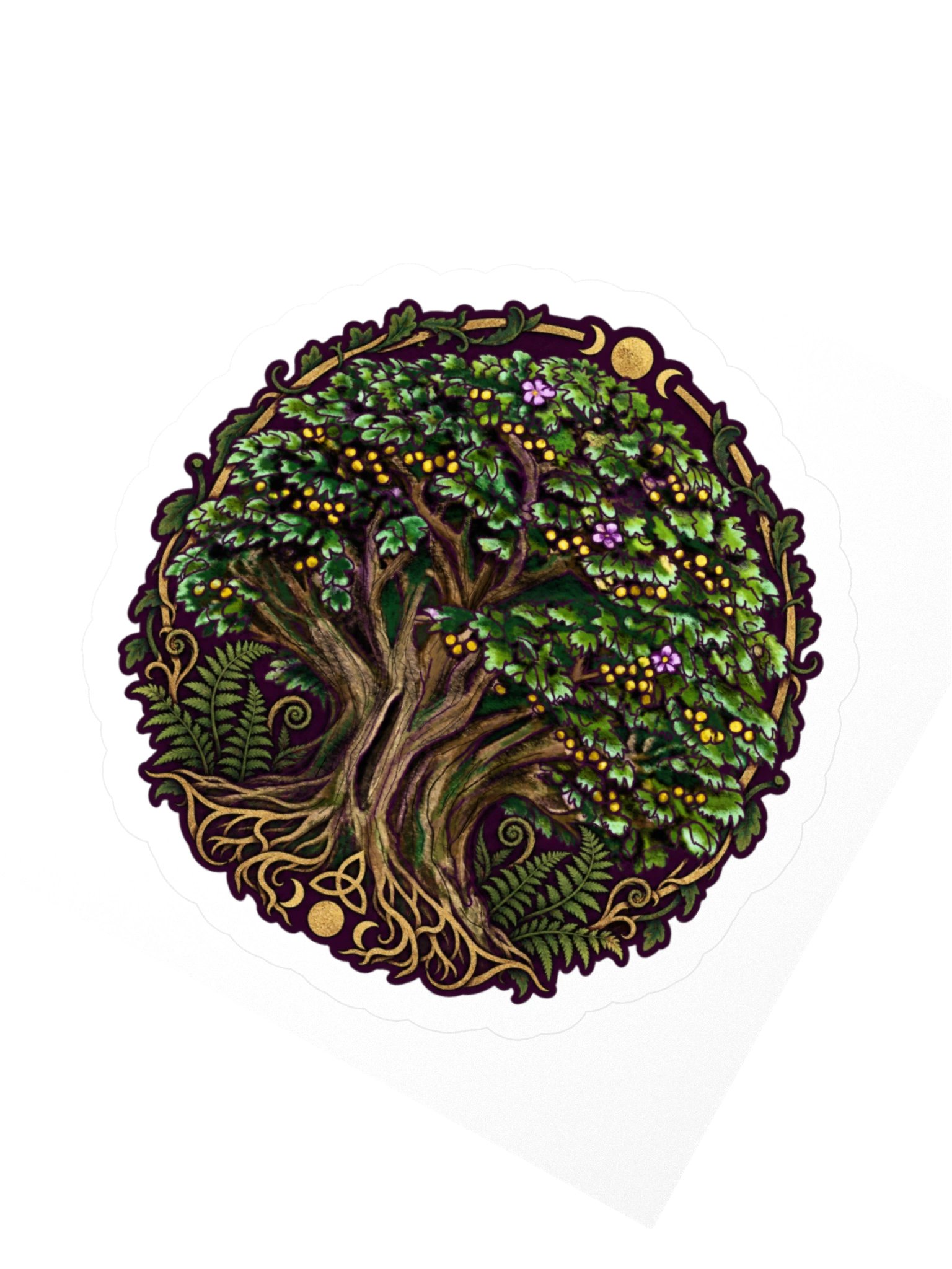 Celestial Tree Kiss Cut Sticker product image (4)