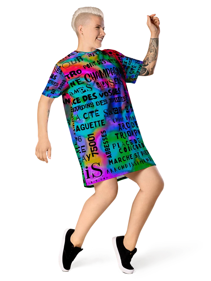 PARIS WORDS - T-SHIRT DRESS [11 sizes] product image (1)