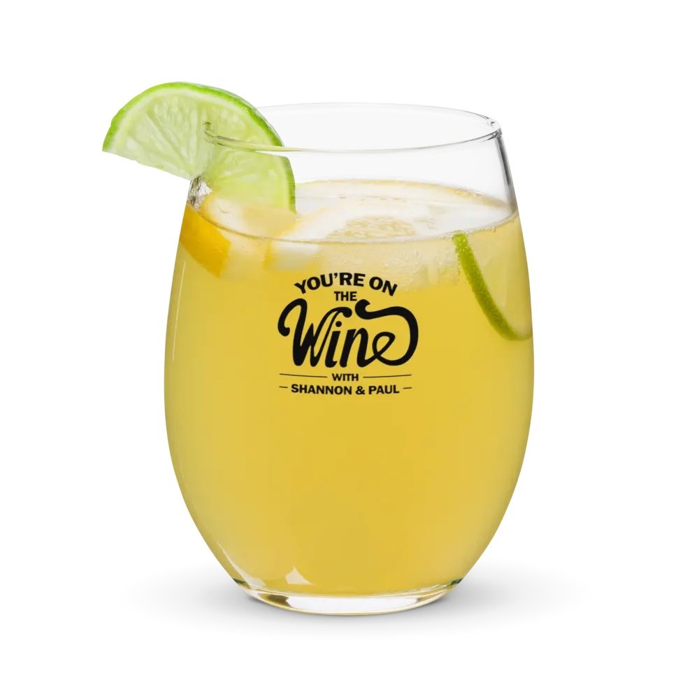 Shannon + Paul: You're on THE WINE! (Stemless Glass) product image (4)