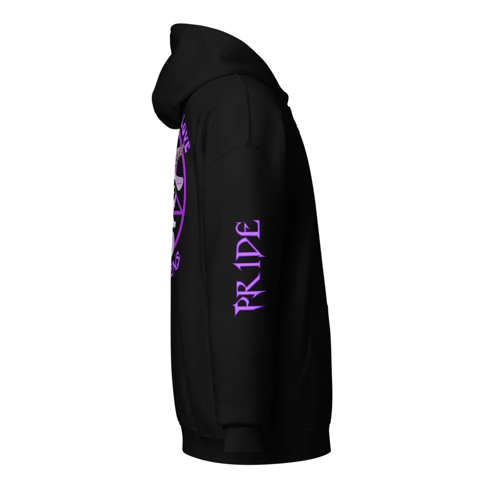 Entice's Heathen Zip Hoodie - Purple product image (26)