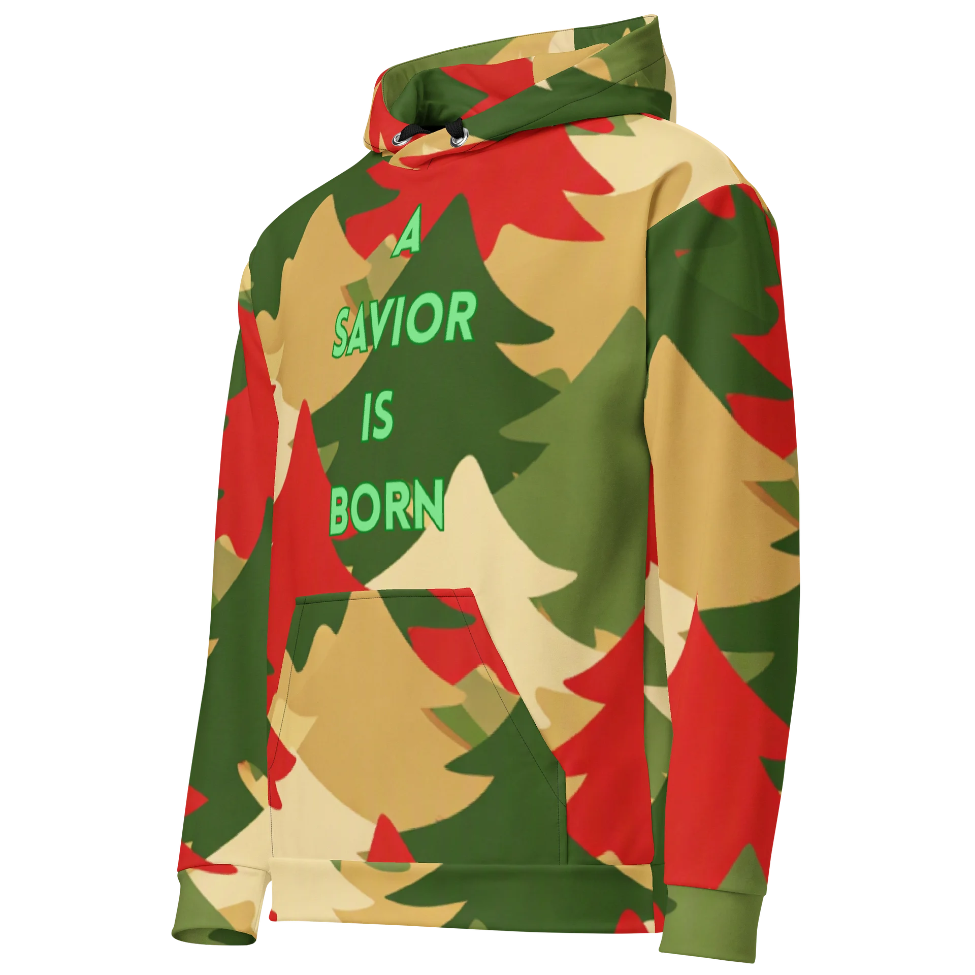 The Ever Green Christmas Camo Savior Hoodie product image (3)