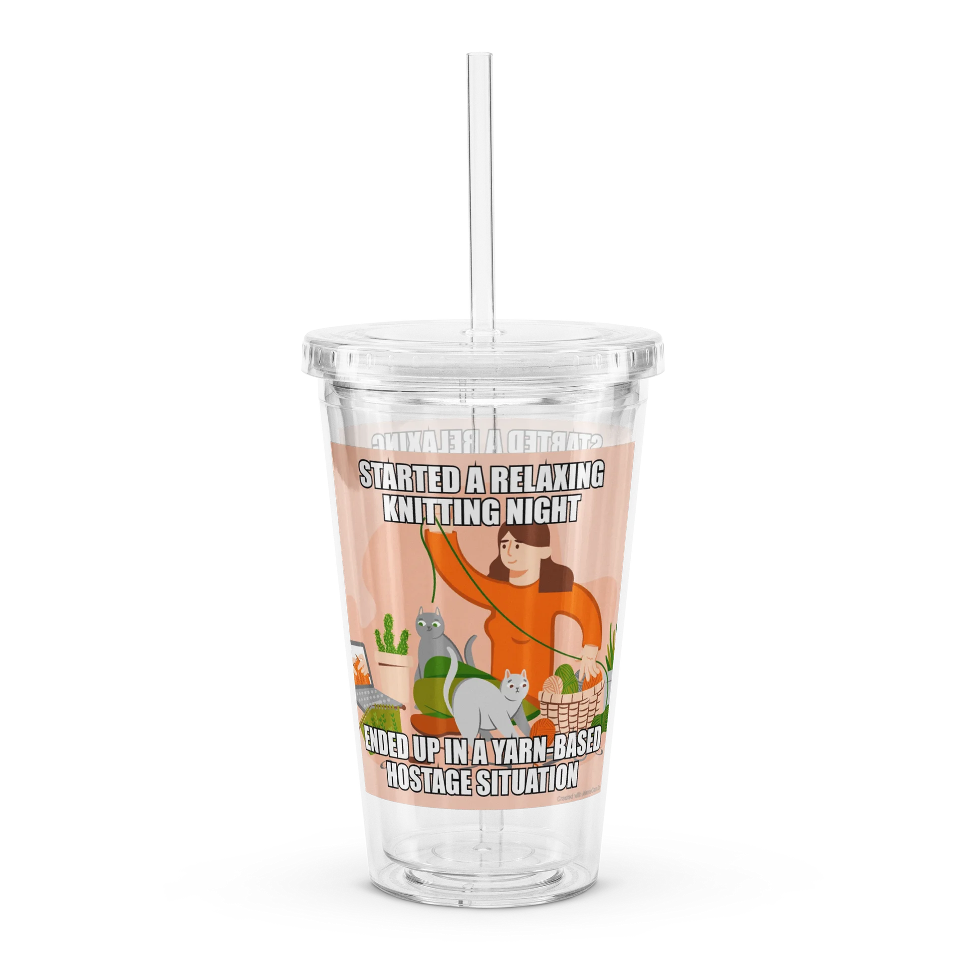 Yarn Hostage Knitting Tumbler product image (2)