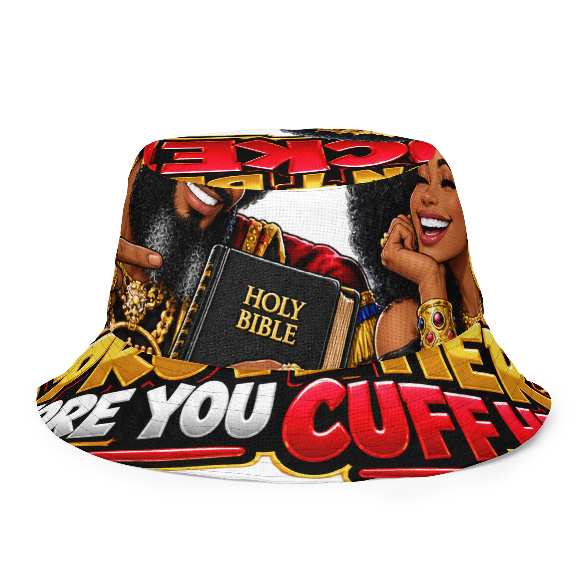 Don’t Be a Sucker Bible Bucket Hat Red product image (7)