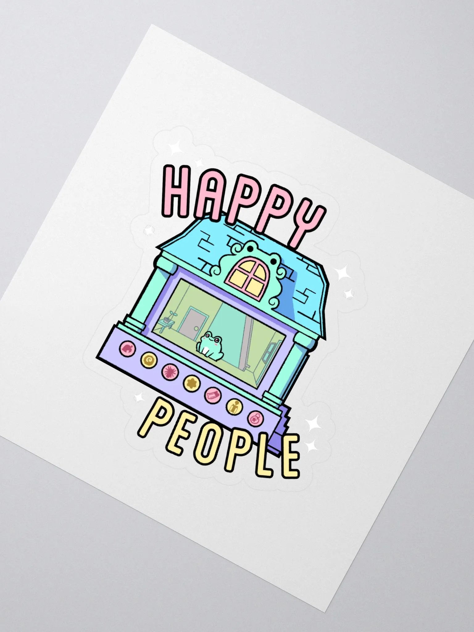 'Pixel Frogs' Sticker product image (2)