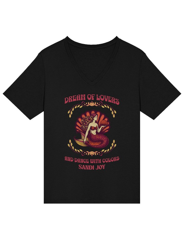 Black V-Neck Women - Dream of Lovers and Dance with Colors product image (2)