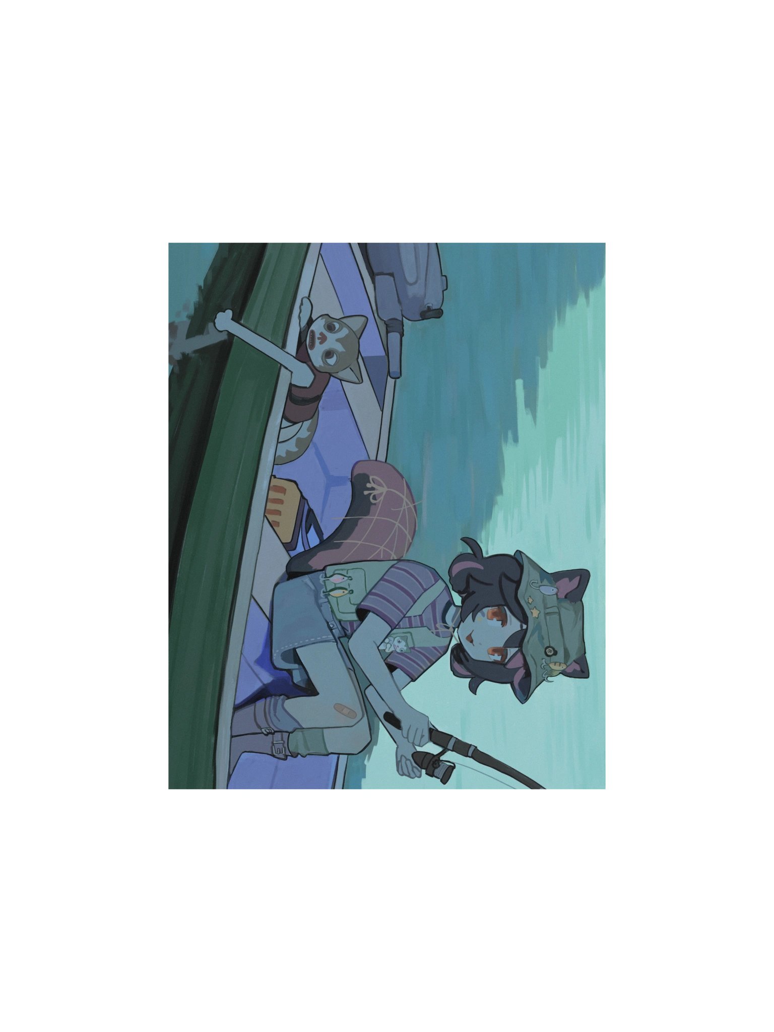 Fishin' art print product image (4)