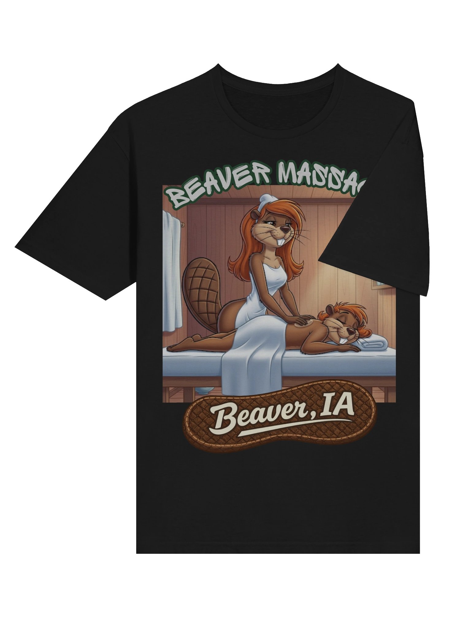 Beaver Massage T-Shirt product image (6)