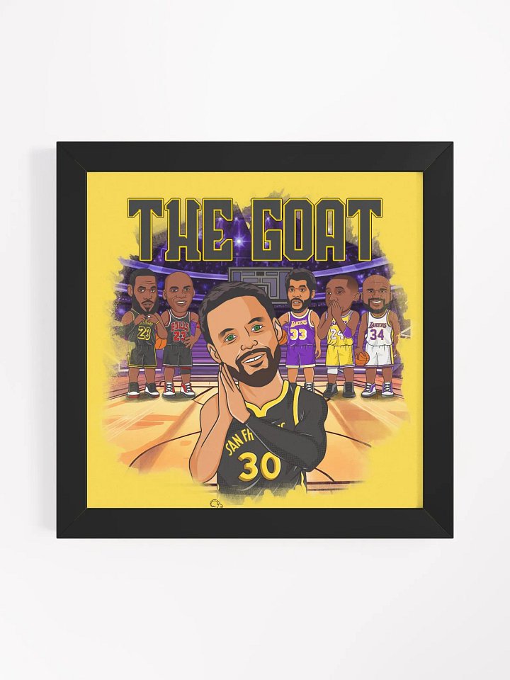 The Goat Framed Poster: Steph Curry product image (1)